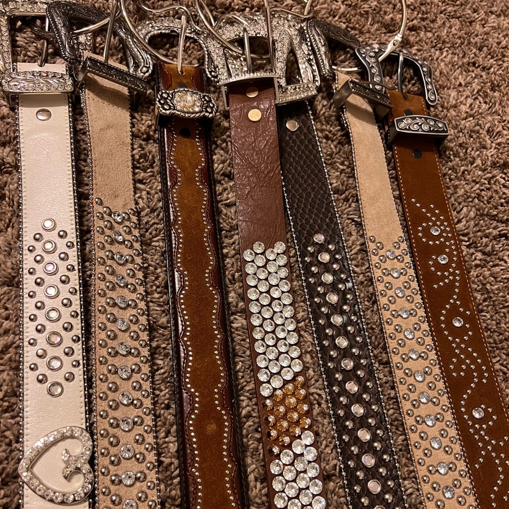 Western Rhinestone Belts - SOLD INDIVIDUALLY